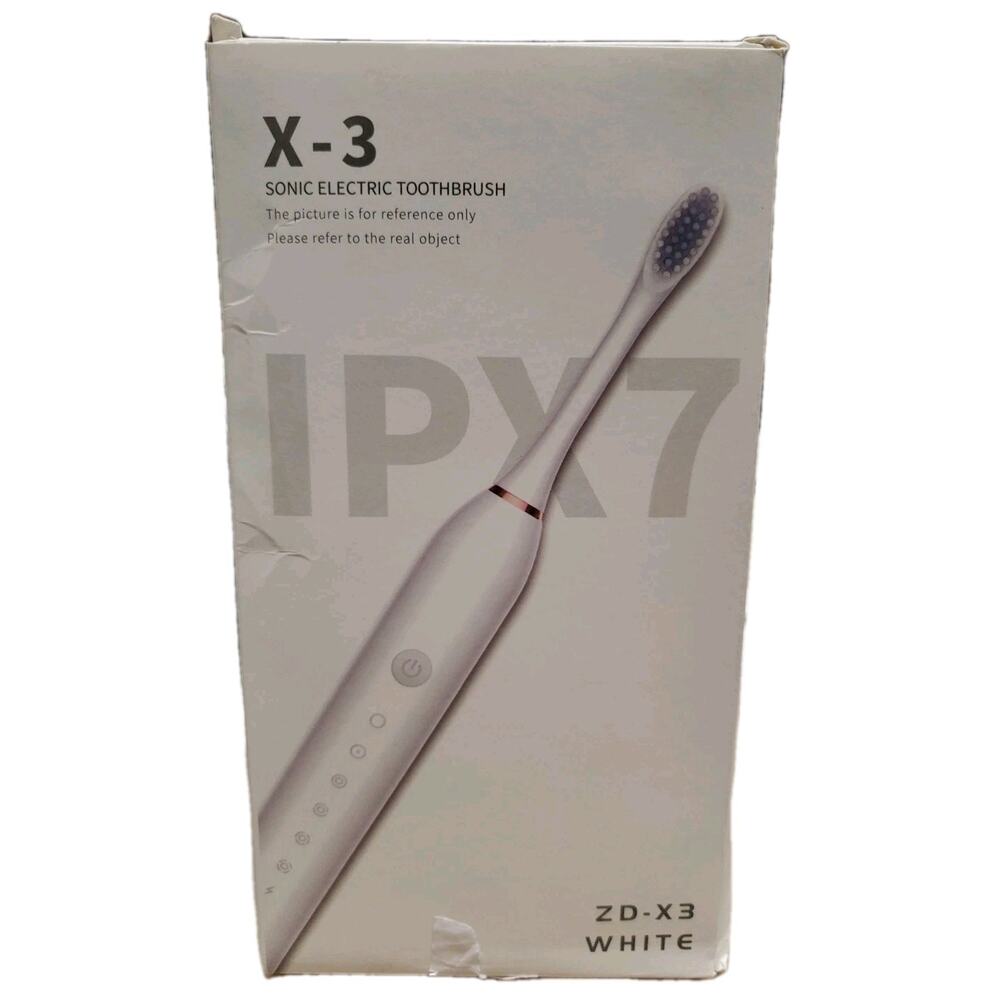IPX7 Sonic Electric Toothbrush With 4 Brush Heads